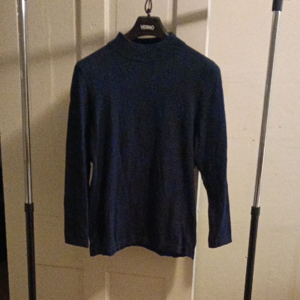Zac & Rachel Navy Turtleneck Sweater